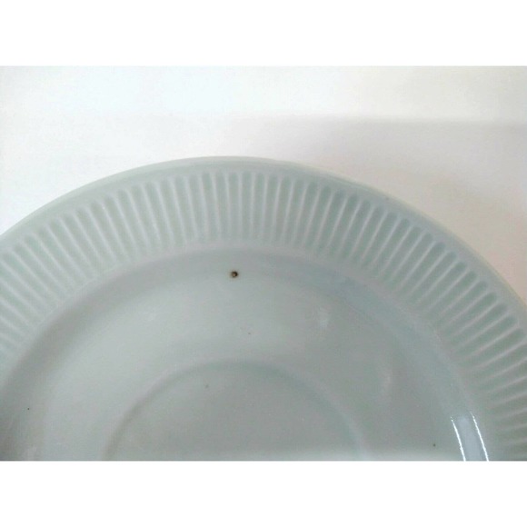 Pottery Barn REPLACEMENT Cup and Saucer Green Scalloped Pattern Ribbed Edge - Picture 6 of 8